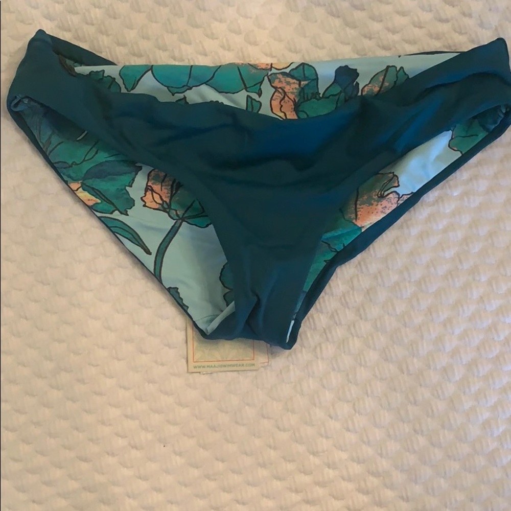 Maaji green bikini bottoms